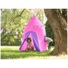 HearthSong 6-Foot Lighted Hideaway Canopy and Backyard Play Space Pink
