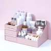 Cosmetic Storage Box, Elegant Multifunctional Makeup Organiser for Countertop with