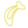 100pcs Paper Clips Portable Mini Cute Banana Shape Rustproof Electroplated