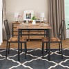 Garvee Kitchen Dining Room Table Sets for 2, 3-Piece Metal