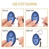 Tactical Scorpion Gear R1 Self Defense 130dB Personal Alarm w