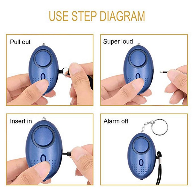 Tactical Scorpion Gear R1 Self Defense 130dB Personal Alarm w