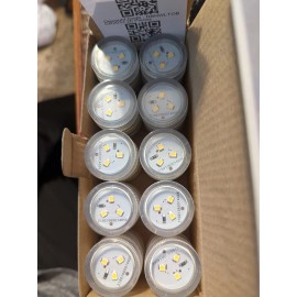 Mata Leon Mini Waterproof Battery LED TeaLight 20pcs 1.2" Battery Powered LED Puck Warm