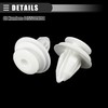 Motoforti Car Door Trim Panel Push Clips Pillar Retainer, for