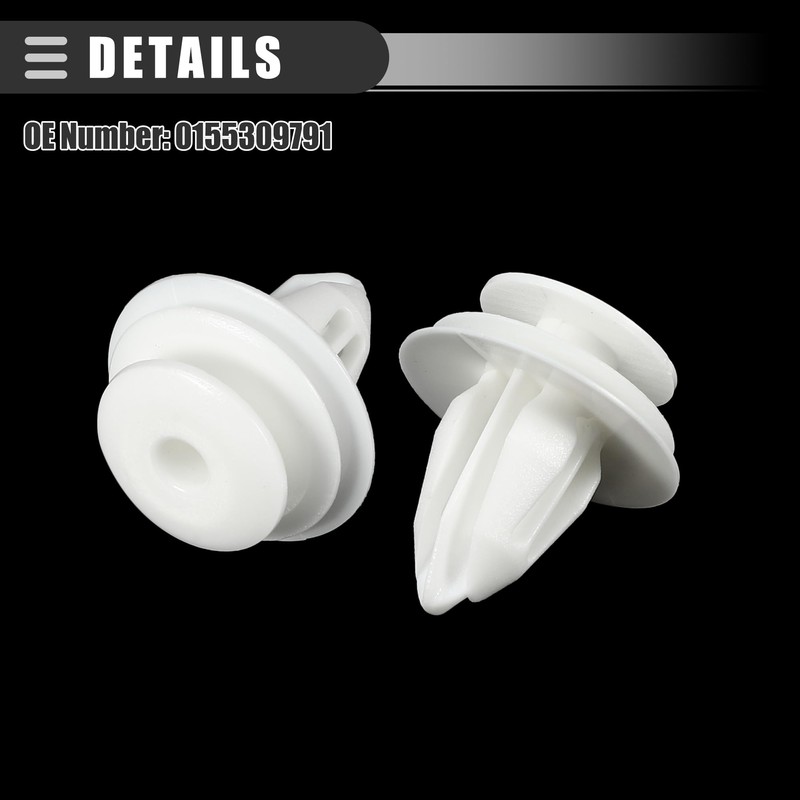 Motoforti Car Door Trim Panel Push Clips Pillar Retainer, for
