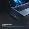 Tooq TQE-2223B Black Aluminum Simple Opening USB 3.1 Gen2 10Gbps