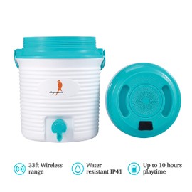 Margaritaville “A Sip of Summer” Bluetooth Wireless Speaker & Cooler Bluetooth Speakers, Fun Drink & Beer Cooler, Water Resistant Outdoor Speaker, Unique Margaritaville Design