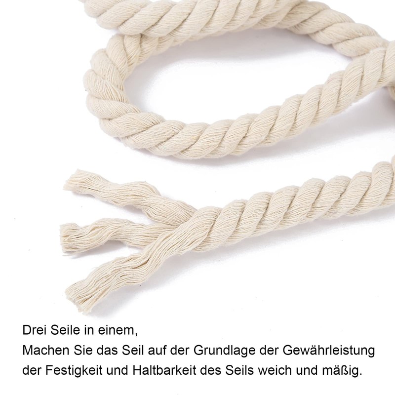 Cotton Cord, Macrame Yarn Rope, Many Sizes, Cotton Rope for