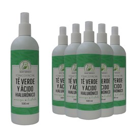 Tonico Facial De Te Verde Con Acido Hialurónico Antioxidante (Pack 6)