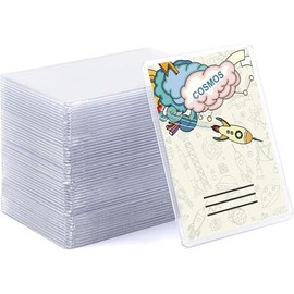 60 Pcs Hard Card Sleeves, 35pt Rigid Clear Trading Card Sleeves Protector Holders, 3 x 4 Inch Standard Top Loaders for MTG Yugioh Photocard Game Sports Baseball Football Cards Sleeve