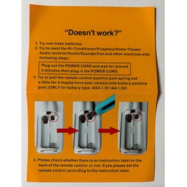 YAOHUIMI Replacement for Pleasant Hearth Fireplace Remote Control Model JY-3A Listed in Description