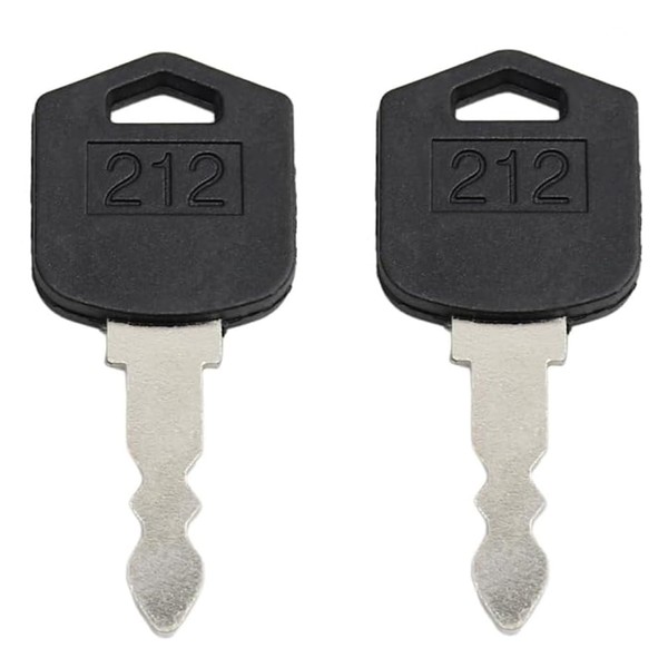 2PCS 212 Ignition Keys D554212 – Compatible with Doosan &