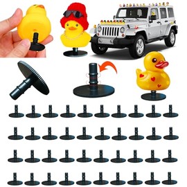 Duck Holder for Jeep Dash, Rubber Duck Mount, Fixed Display, 2024 Upgrade Locking Ring (10)