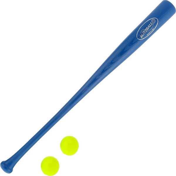 BLITZBALL プラスチック野球とバットとボールのコンボセット (ボール2個)