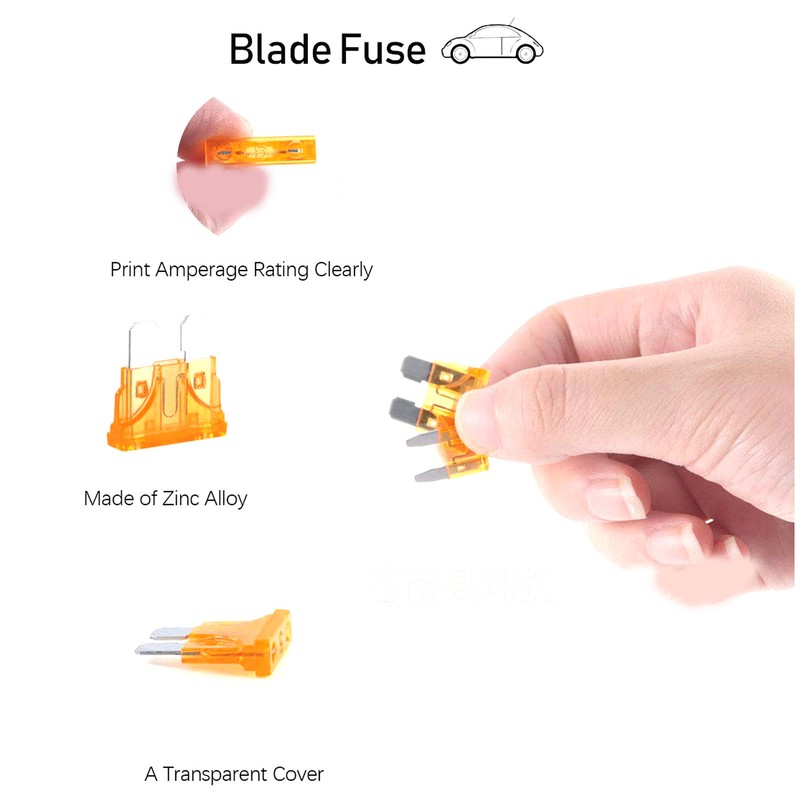 250 Pieces Automotive Fuses High Frequency Blade and Box Shape