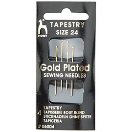 Pony Sewing Needles: Tapestry Size 24, Multi-Colour