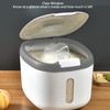 Rice Container Airtight Rice Container with Transparent Window for Grains