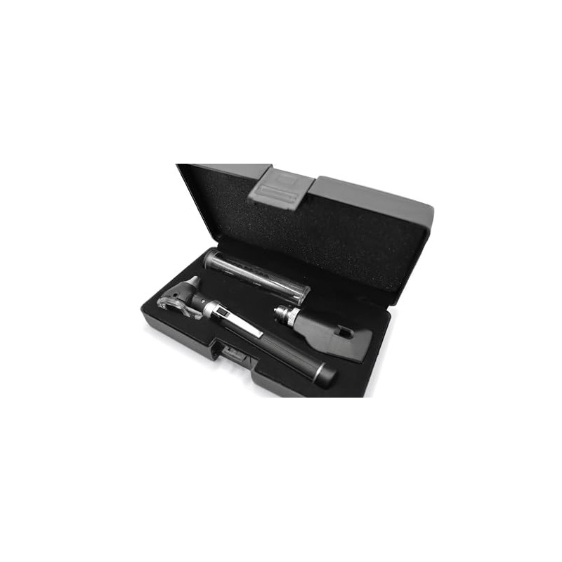 Estuche de Diagnostico Oto/Oftalmo Estuche Rígido, Negro