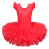 ZNYUNE Bambine Ragazze Vestito Tutu da Balletto per Ballo Strass