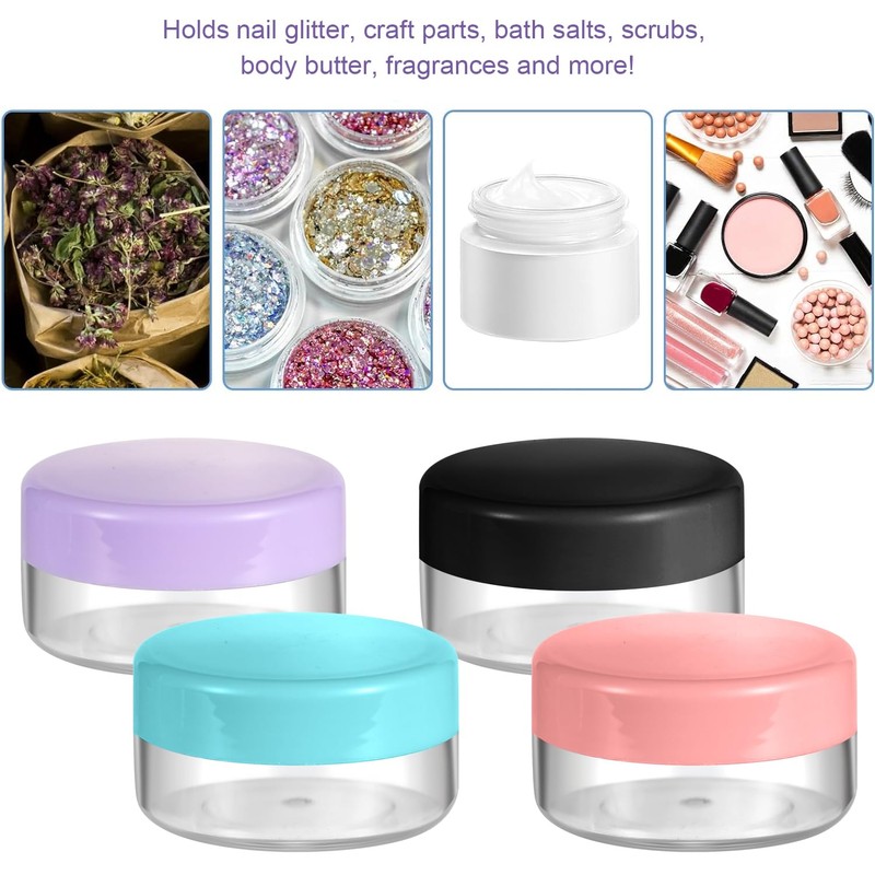 Arcjunys Pack of 8 Jars 10 g Small Cream Tin