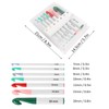 7Pcs Crochet Hook Set, Plastic Color Needles DIY Craft Ergonomic