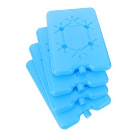 Mikinona 4pcs Reusable Cooler Ice Packs for Lunch Box Freezer Packs for Breastmilk Storage Safe Ice for Coolers Lightweight and Portable Blue