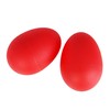 A-Star 2 Pcs/Pair Plastic Egg Shakers - Red - Rhythm