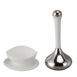 Facial Beauty Ice Stick 304 Stainless Steel Massaging Cold Hot Facial Roller for Skincare Eye White