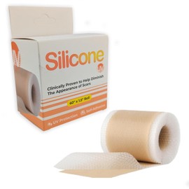 M PAIN MANAGEMENT TECHNOLOGIES Cinta De Silicona De Grado Médico Para Cicatrices(Rollo De 152 Cm X 3,8 Cm) | Tiras De Silicona Reutilizables Para Cesáreas, Cirugías, Quemaduras, Queloides, Acné Y Más
