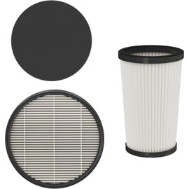 BUTY BULU HEPA Filters Set For W15 Cordless Vacuum Clenaer, Comprising A Sponge, A Front HEPA Filter and A Rear HEPA Filter
