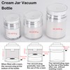 Paifeancodill 3 Pcs Airless Pump Jar, Refillable Cream Airless Pump