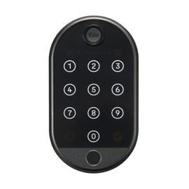 Yale - Smart Keypad 2 - Fingerprint- 05/303000/BL - Black - Works with Yale Smart Devices - Keyless Access - Personal Access Code - Fingerprint Input - Backlight