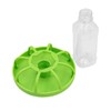 ZONADAH Automatic Reptile Feeder Tortoises Dispenser with Bottle Feeding Dish