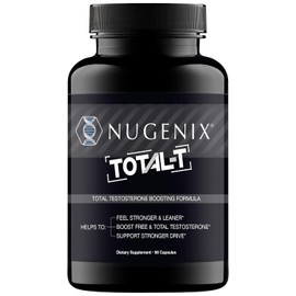 Nugenix- “Suplemento Potenciador de Testosterona TotalT, Libre y Total para Hombres, 90 Count