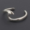 Touch Jewellery 925 Sterling Silver Wave Design Toe Ring