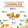 Turmeric Curcumin Supplement - 95% Curcuminoids with Glucosamine, Ginger &
