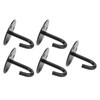 5Pcs Heavy Duty Fixed Pad Eye Plate Thickened Black 304