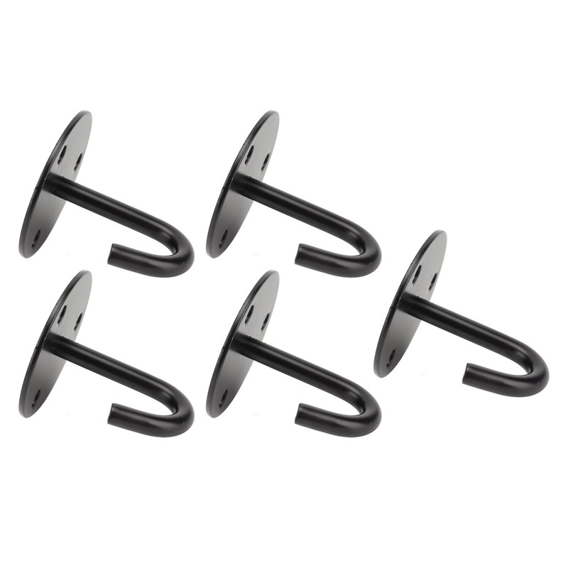 5Pcs Heavy Duty Fixed Pad Eye Plate Thickened Black 304