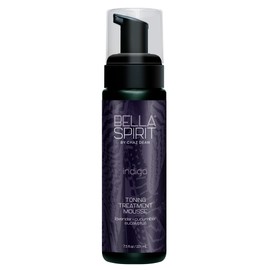 Bella Spirit by Chaz Dean Indigo Toning Treatment Mousse - Curly & Wavy Hair Styling Products, Foam for Curls, Volumizing Mousse for Men & Women - 7.5 fl oz (Pack of 1)
