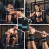 1 Par de Muñequeras Elásticas para Gym y Crossfit Negro
