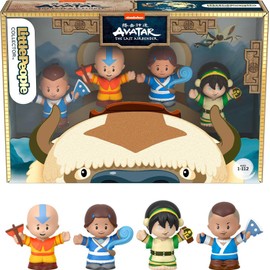 Little People Collector Avatar: The Last Airbender Special Edition Set for Adults & Fans, 4 Figures in Display Package