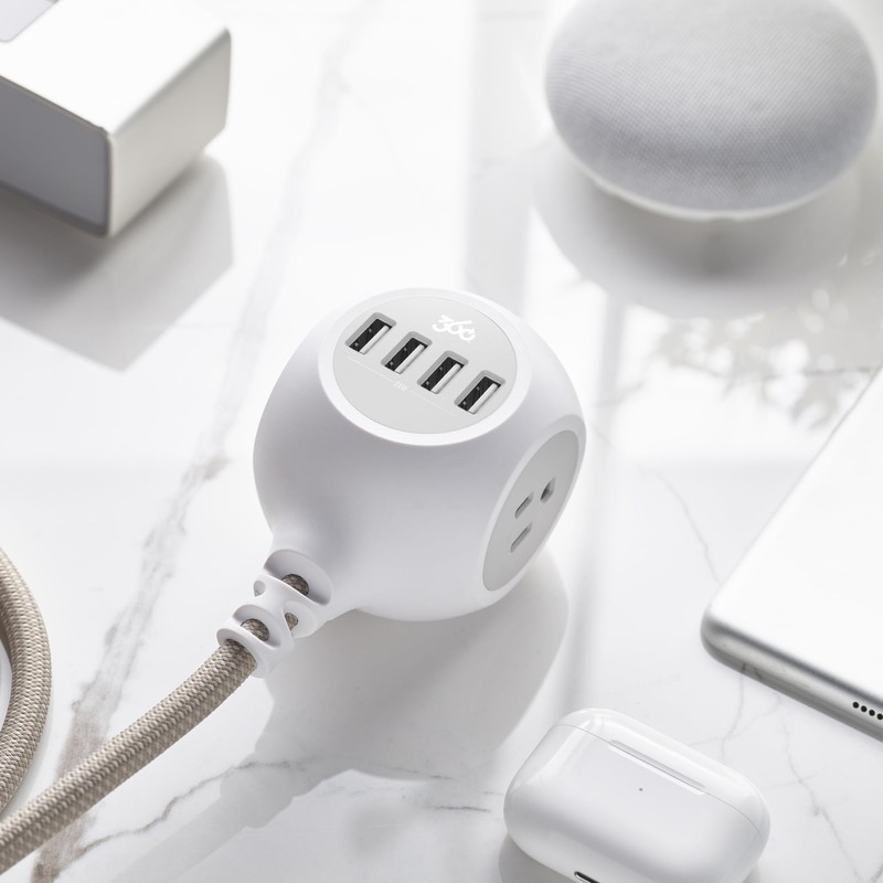 360 Electrical PowerBall24 USB-C Power Strip – 24 Watts, 3