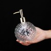 220ml/8oz Empty Clear Glass Soap Dispenser Glass Jar Bathroom Lotion