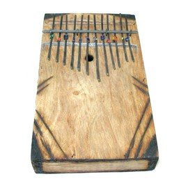 Fair Trade African 12 Note Thumb Piano Kalimba Mbira Finger Piano - Hand crafted - Tell Stories with Music