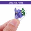 5 Pieces Flower Guitar Picks Dried Flower Resin Guitar Plectrums