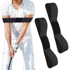 KIRZAX 2pcs Golf Swing Trainer Aid, Arm Posture Correction Band, Swing Wrist Trainer, Improve Swing Posture, Golf Arm Exercise Correction Band
