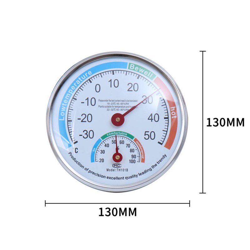 MayGreeny Analog Thermometer Hygrometer High Precision Pointer Hygrothermograph for Indoor