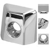 Chrome Door Handle Lock Bezel 80647‑ZC00A Left Side Exteroir Keyhole