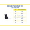 Breg Lace Up Ankle Brace with Stays