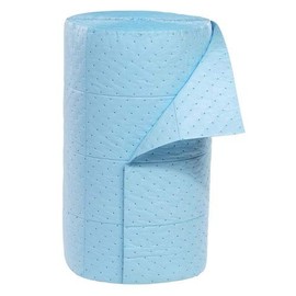SpillTech BRF150H Polypropylene Oil-Only FineFiber Heavyweight Mat Roll, 150' Length x 30" Width, Blue